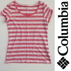 Columbia Pink Stripe T-Shirt